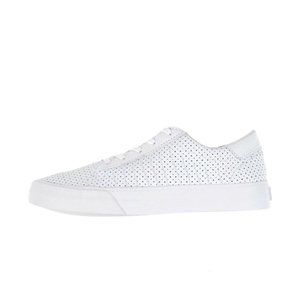 Supra Belmont Leather Skate Low Top White-White Sneakers Size 7.5